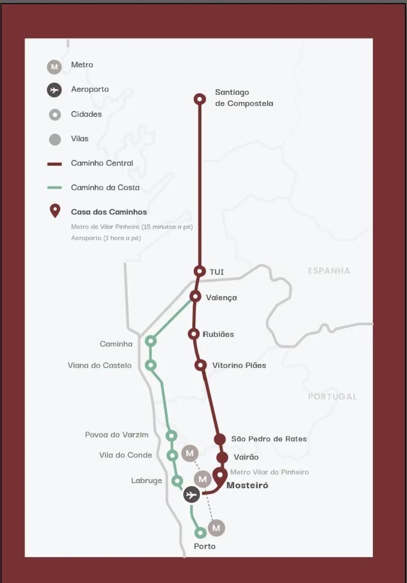 Mosteiro  Casa Dos Caminhos De Santiago B&B 외부 사진
